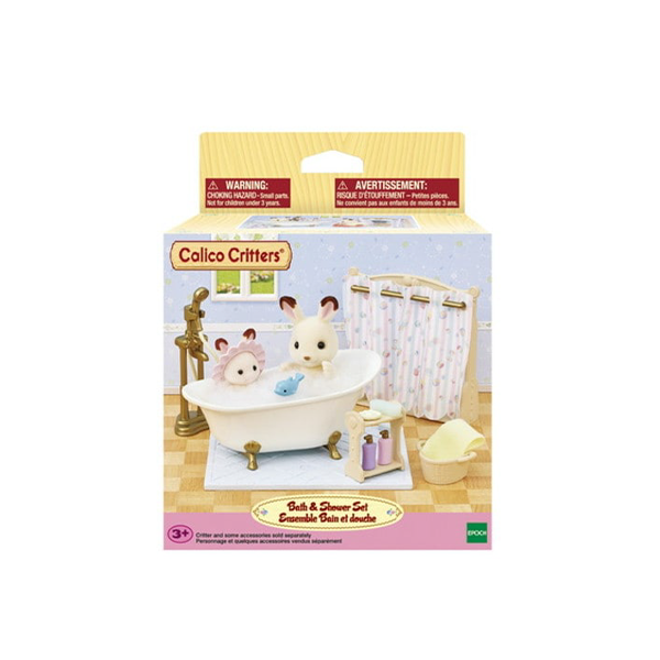 Calico Critters Bath and Shower Set