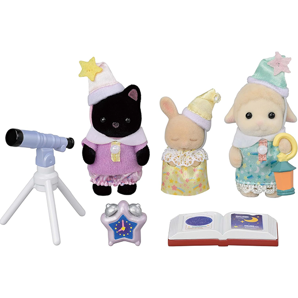 Calico Critters Nursery Friends Sleepover Set