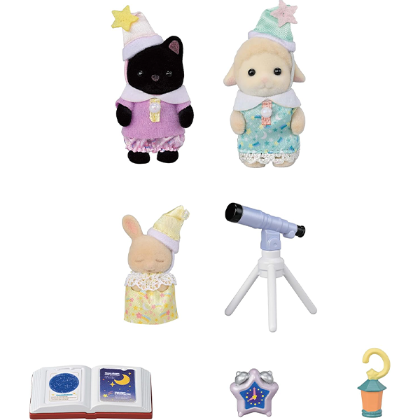 Calico Critters Nursery Friends Sleepover Set