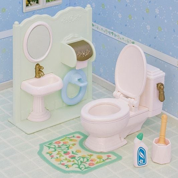 Calico Critters Toilet Set