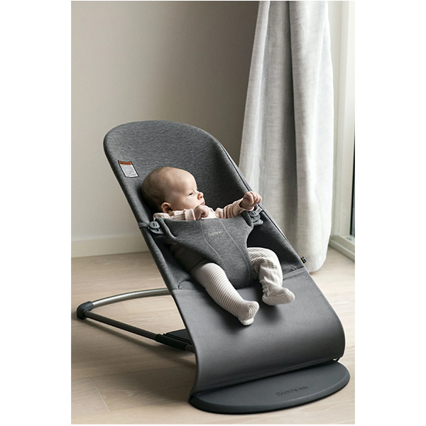 BabyBjorn - Bouncer Bliss - 3D Jersey - Charcoal Grey