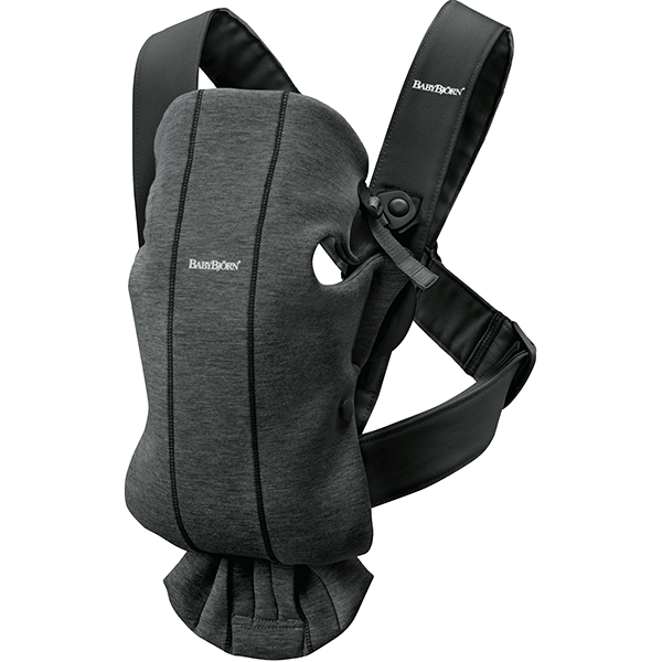 BabyBjorn - Baby Carrier Mini - 3D Jersey - Charcoal Grey