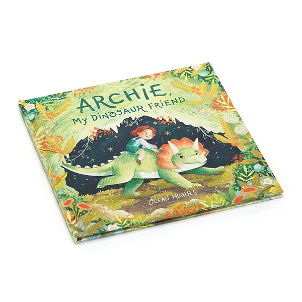 Jellycat Archie, My Dinosaur Friend Book