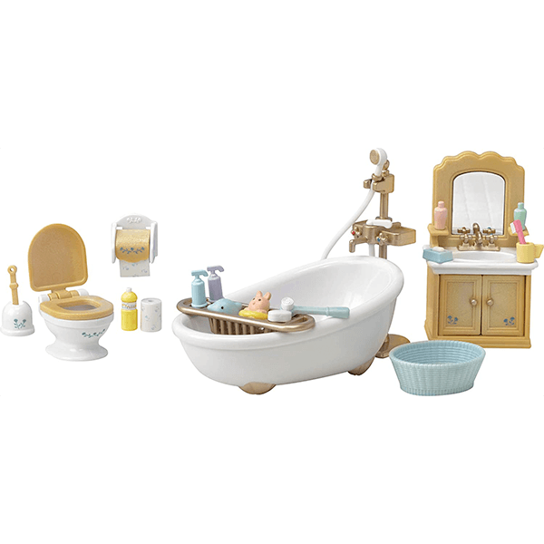 Open Box Calico Critters Country Bathroom Set