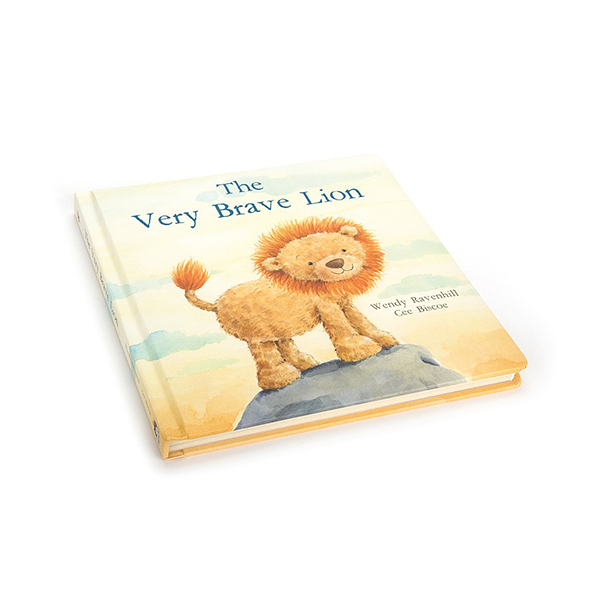 Jellycat The Very Brave Lion Book