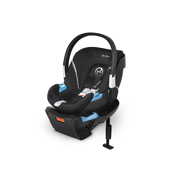 Cybex Aton 2 Car Seat with SensorSafe -  Lavastone Black