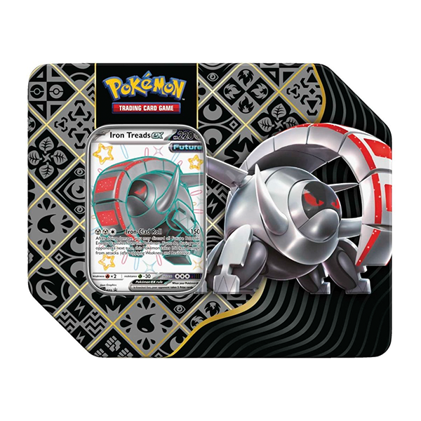 Pokémon TCG: Scarlet & Violet - Paldean Fates Tin - Shiny Iron Treads EX