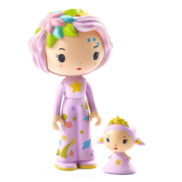 Djeco Tinyly  - Violet Tinyroom Figurine Set