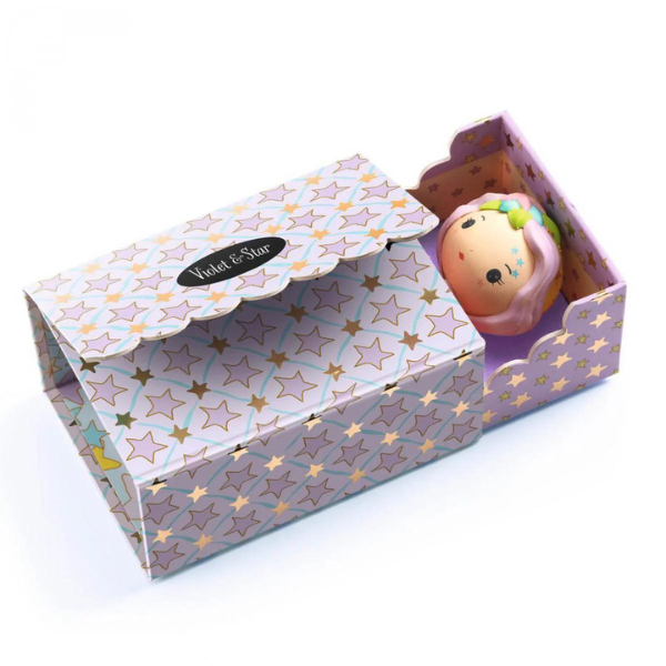 Djeco Tinyly  - Violet Tinyroom Figurine Set