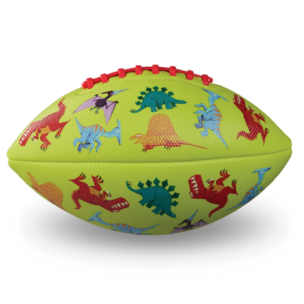 Crocodile Creek Soft Football with Dinosaurs