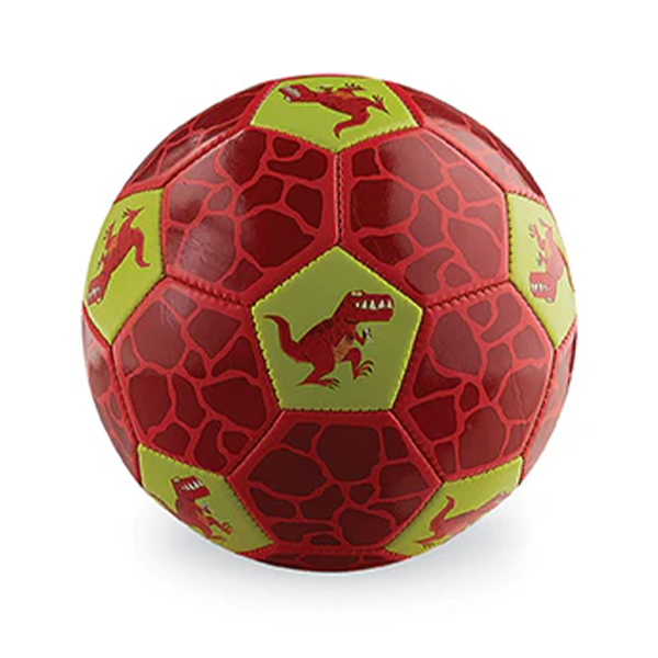 Crocodile Creek Size 2 Glitter Soccer Ball - Dinosaur