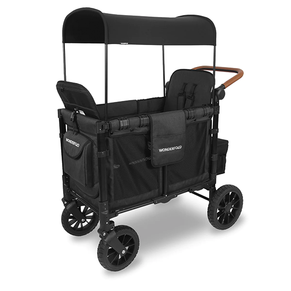 Wonderfold W2 Luxe Double Wagon - Volcanic Black