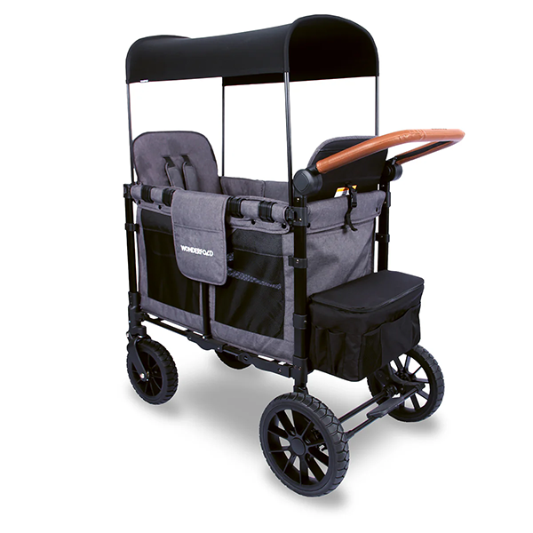 Wonderfold W2 Luxe Double Wagon - Charcoal Grey