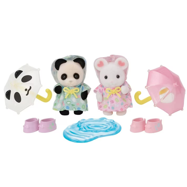 Calico Critters Nursery Friends Rainy Day