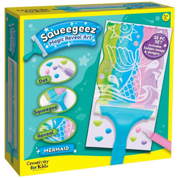 Creativity for Kids Squeegeez Magic Reveal Art - Mermaid