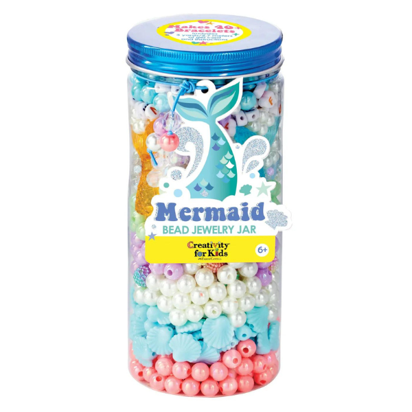 Creativity for Kids Mermaid Bead Jewelry Jar