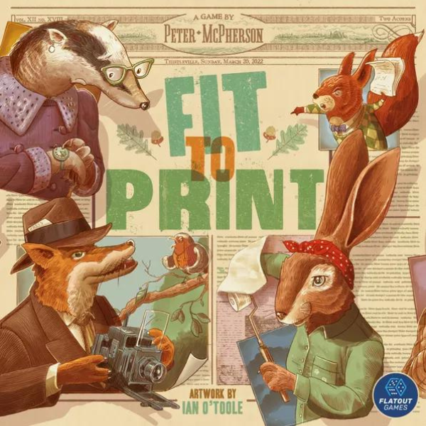 Fit to Print Board Game