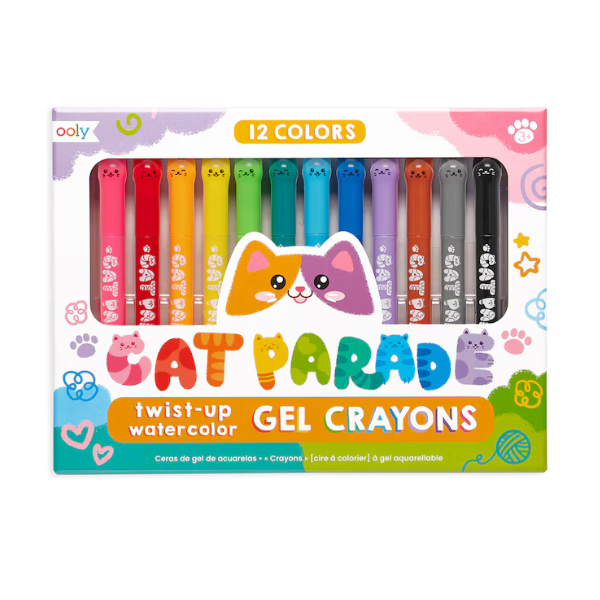 Ooly Cat Parade Gel Crayons