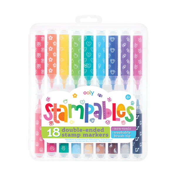 Ooly Stampables Double Ended Stamp Markers - Set of 18