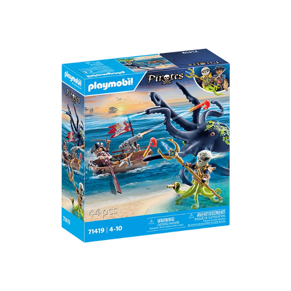 Playmobil Battle with Giant Octopus