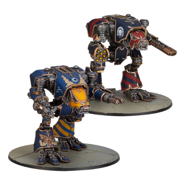 Warhammer: The Horus Heresy - Legions Imperialis – Warhound Titans with Ursus Claws and Melta Lances