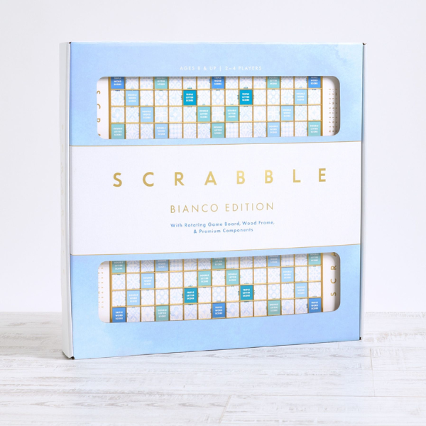 WS Game Company Scrabble Bianco Edition