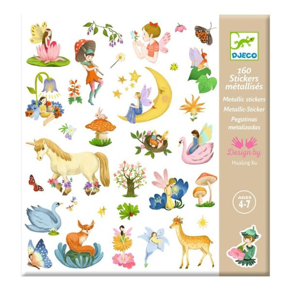 Djeco Metallic Stickers - Fantasy