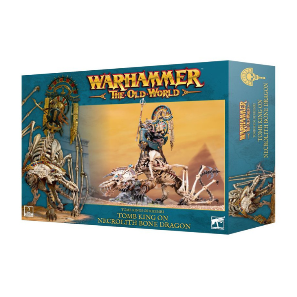 Warhammer: The Old World – Tomb King/Liche Priest on Necrolith Bone Dragon