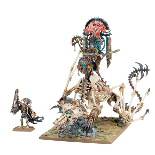 Warhammer: The Old World – Tomb King/Liche Priest on Necrolith Bone Dragon