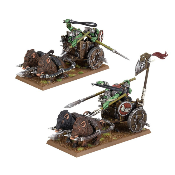 Warhammer: The Old World – Orc and Goblin Tribes Orc Boar Chariots