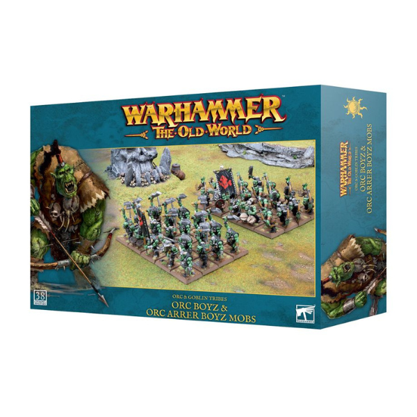 Warhammer: The Old World - Orc and Goblin Tribes Orc Boyz & Orc Arrer Boyz Mob