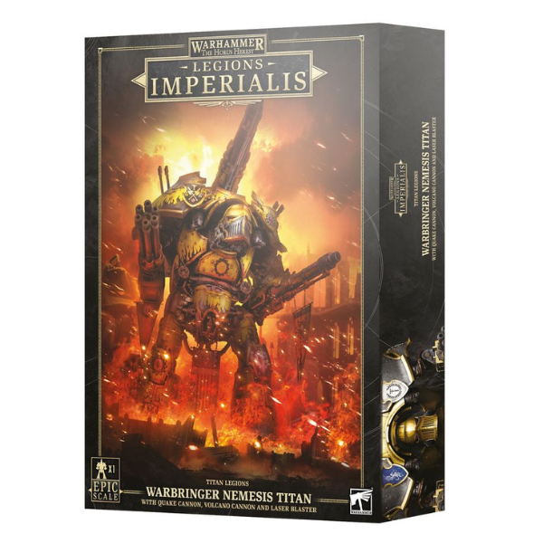 Warhammer: The Horus Heresy - Legions Imperialis - Warbringer Nemesis Titan with Quake Cannon, Volcano Cannon, and Laser Blaster