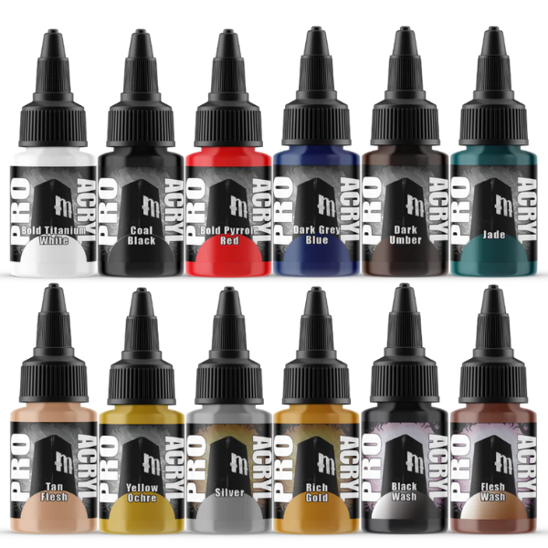 Monument Hobbies Pro Acryl Starter Paint Set