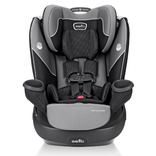 Discontinued Evenflo Revolve 360 All-In-One Convertible Car Seat - Amherst Grey