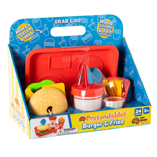 Fat Brain Toys Pretendables Burger and Fries