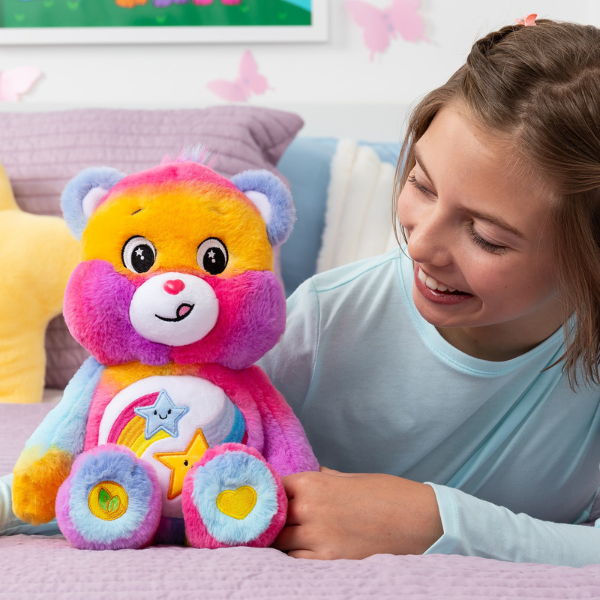 Schylling Care Bears Medium Plush – Dare to Care Bear