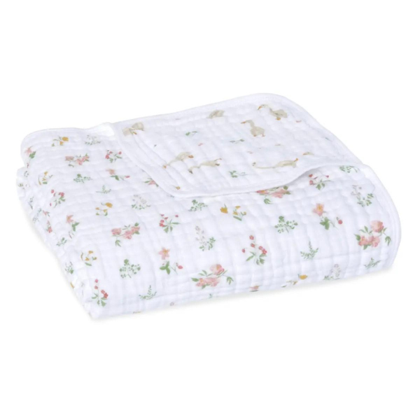 Aden + Anais Cotton Muslin Blanket - Country Floral Essentials