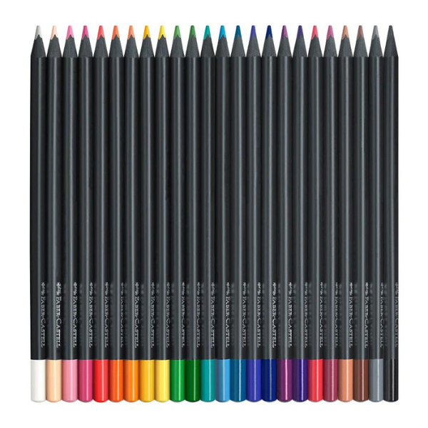 Faber-Castell Black Edition Colour Pencils Box of 24