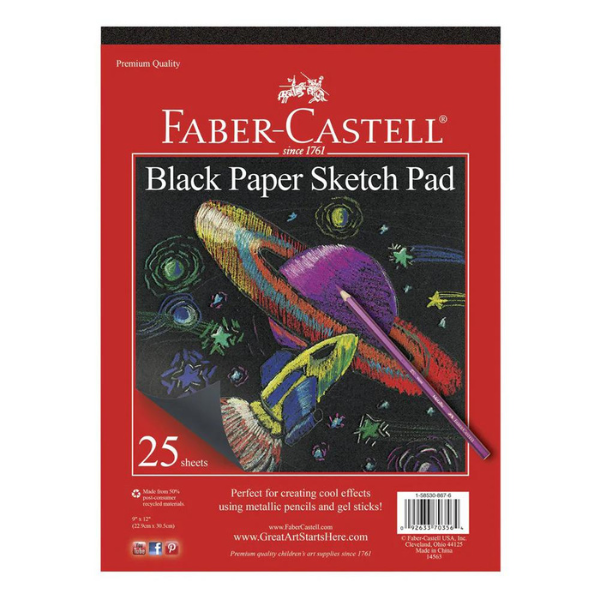 Faber-Castell Black Paper Sketch Pad