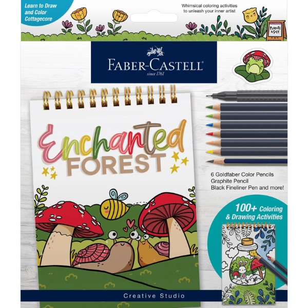 Faber-Castell Enchanted Forest Colouring Book