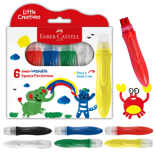 Faber-Castell Little Creatives Washable Paint for Kids