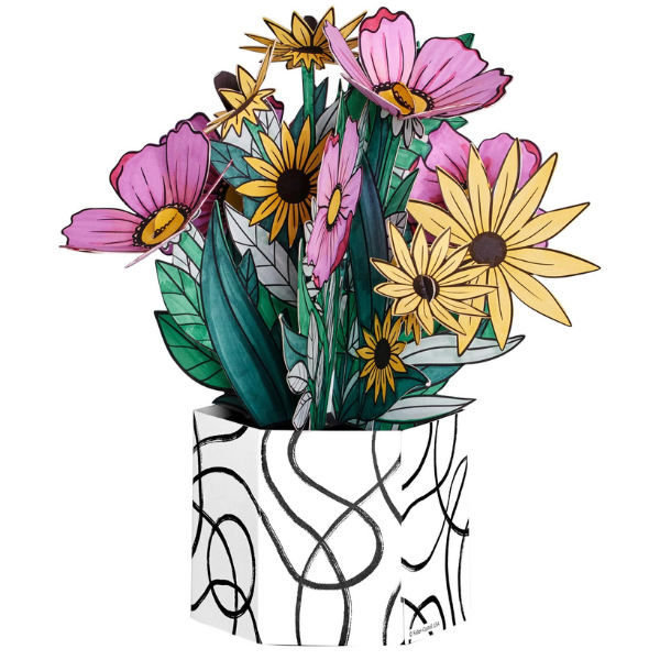 Faber-Castell Pop Up Colouring Bouquet – Wildflower Bunch