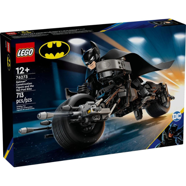 LEGO® DC Batman™ 76273 Batman™ Construction Figure and the Bat-Pod Bike