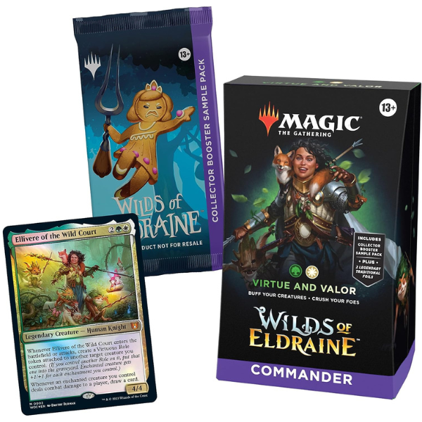 Magic: The Gathering Wilds of Eldraine Commander Deck - Virtue and Valor