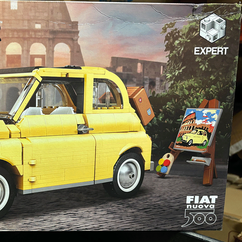 Open Box LEGO® Creator Expert 10271 Fiat 500