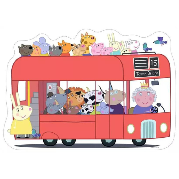 Ravensburger Peppa Pig London Bus 24 Piece Giant Floor Puzzle