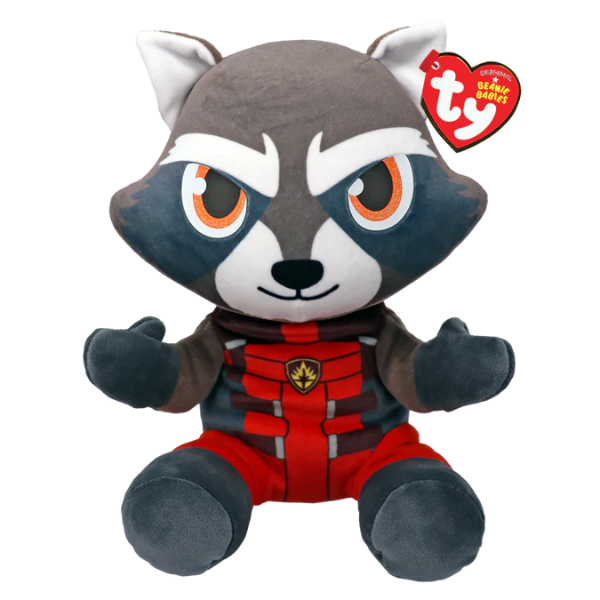 Ty Beanie Babies - Floppy Rocket Raccoon (Regular 8