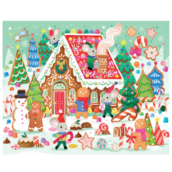 Crocodile Creek - 36pc Floor Puzzle - Gingerbread House