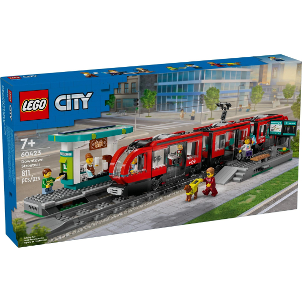 LEGO® City 60423 Downtown Streetcar and Station