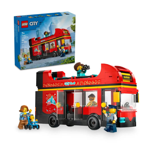 LEGO® City 60407 Red Double-Decker Sightseeing Bus